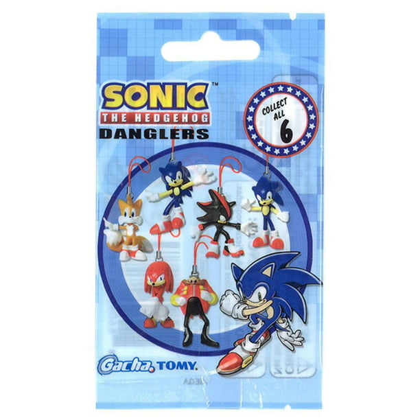 NEW in Bulk Tomy Sonic the Hedgehog 1" Cell Charm Head Dangler Super Sonic